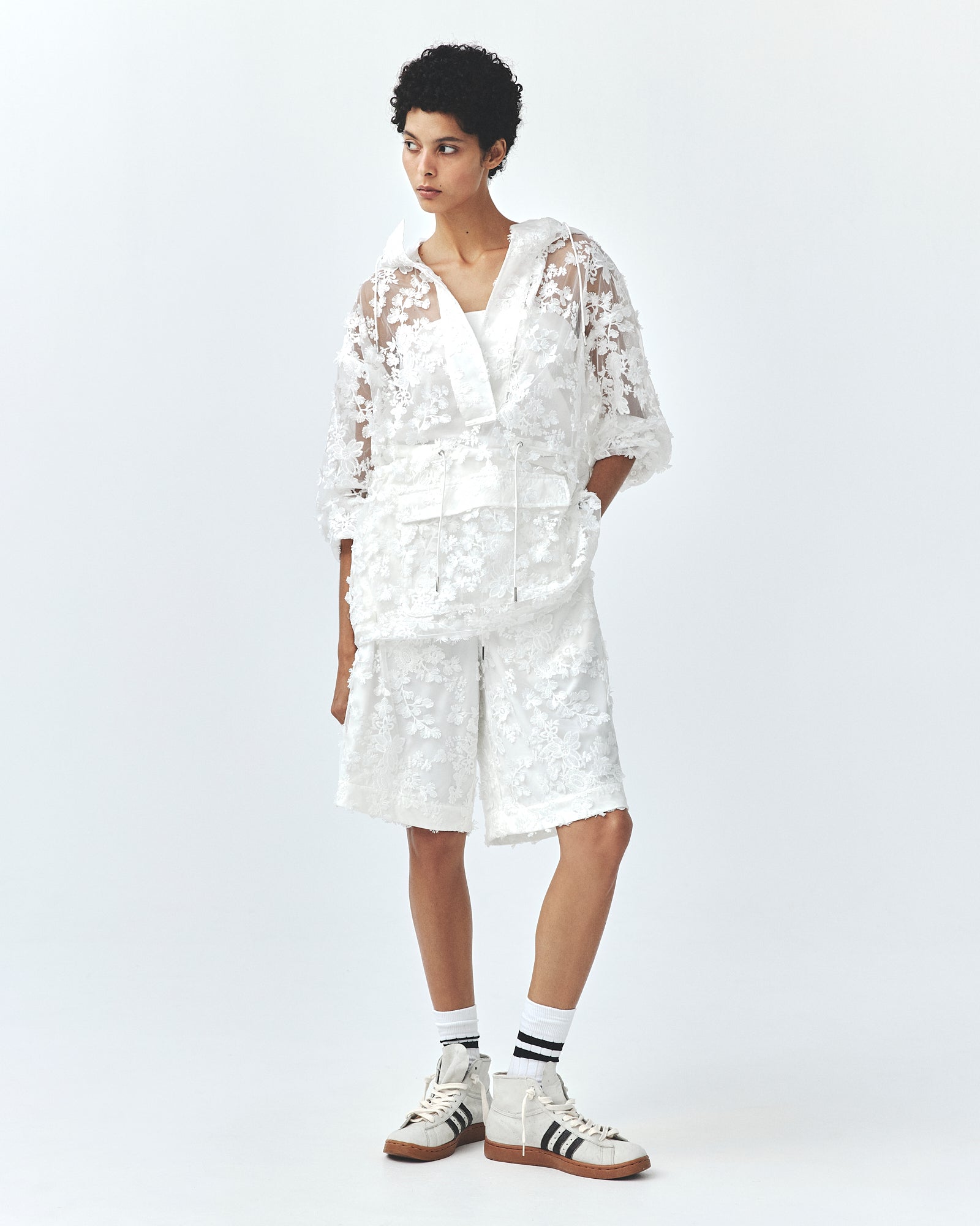 LAYAS - レイヤーズ OUTER JACQUARD LACE ANORAK