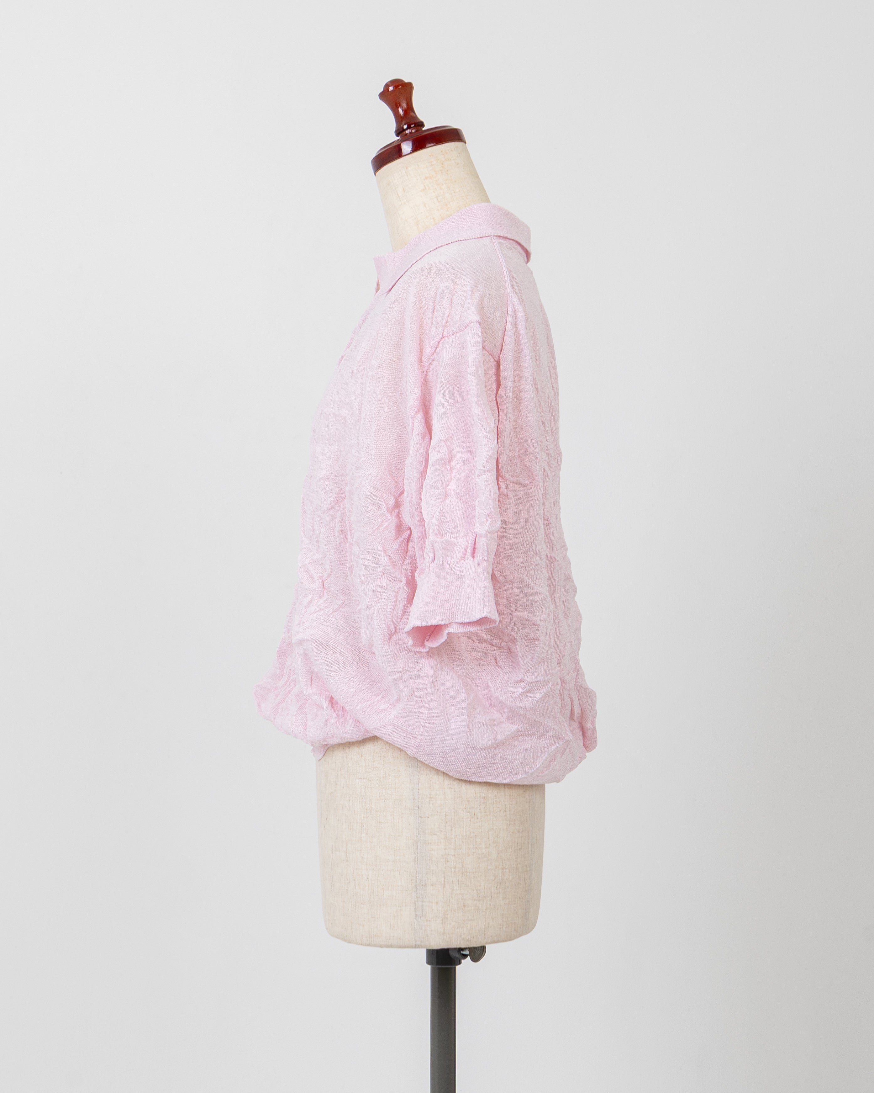 LAYAS - レイヤーズ TOPS SIWA POLO KNIT - PINK