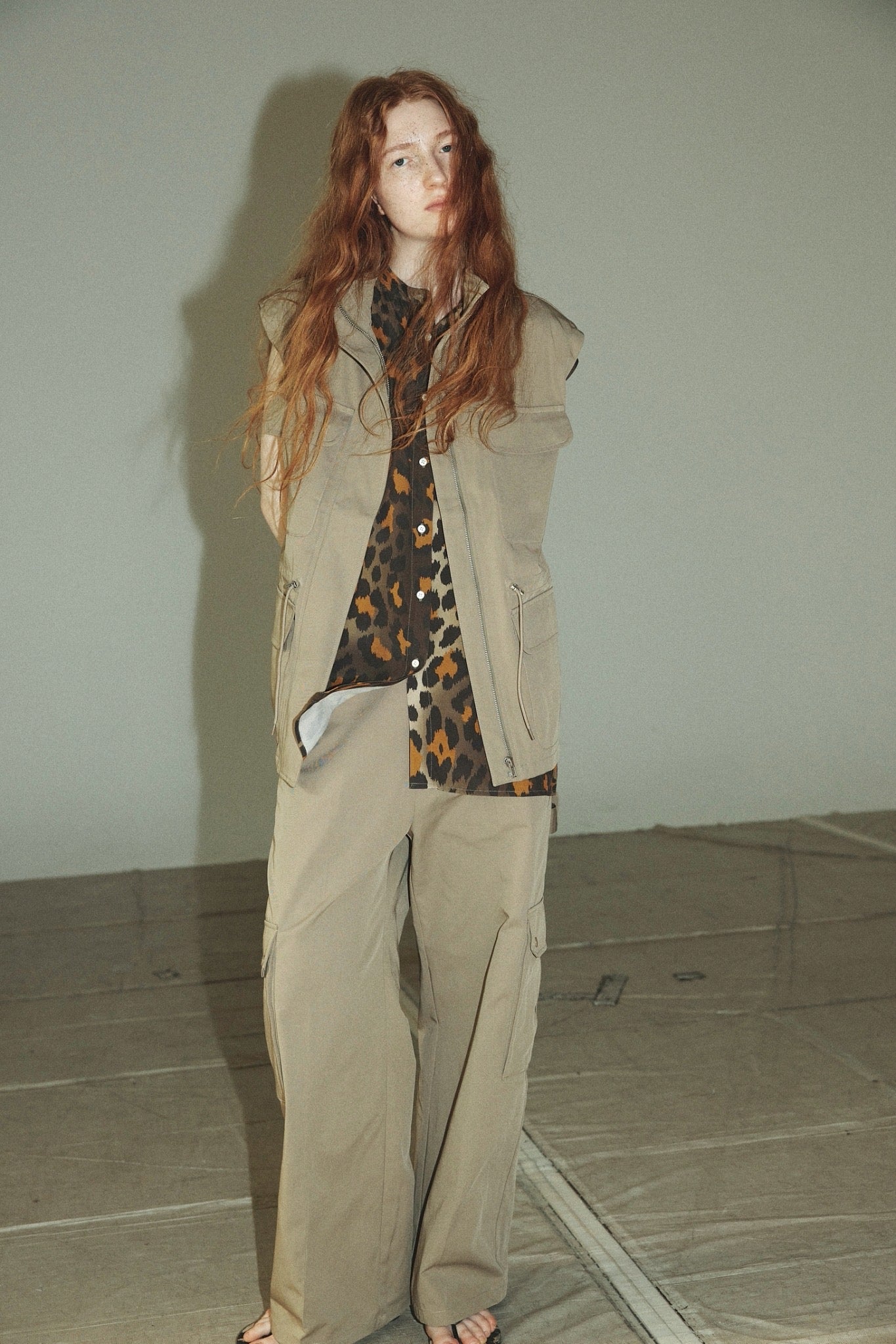 LAYAS - レイヤーズ BOTTOMS MILITARY CARGO PANTS - BEIGE
