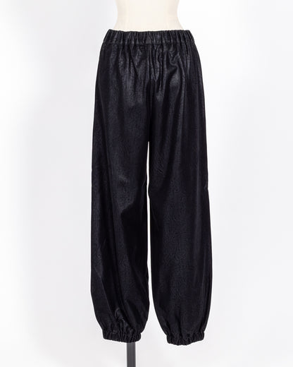 株式会社EUREKA BOTTOMS SUEDE PANT - BLACK