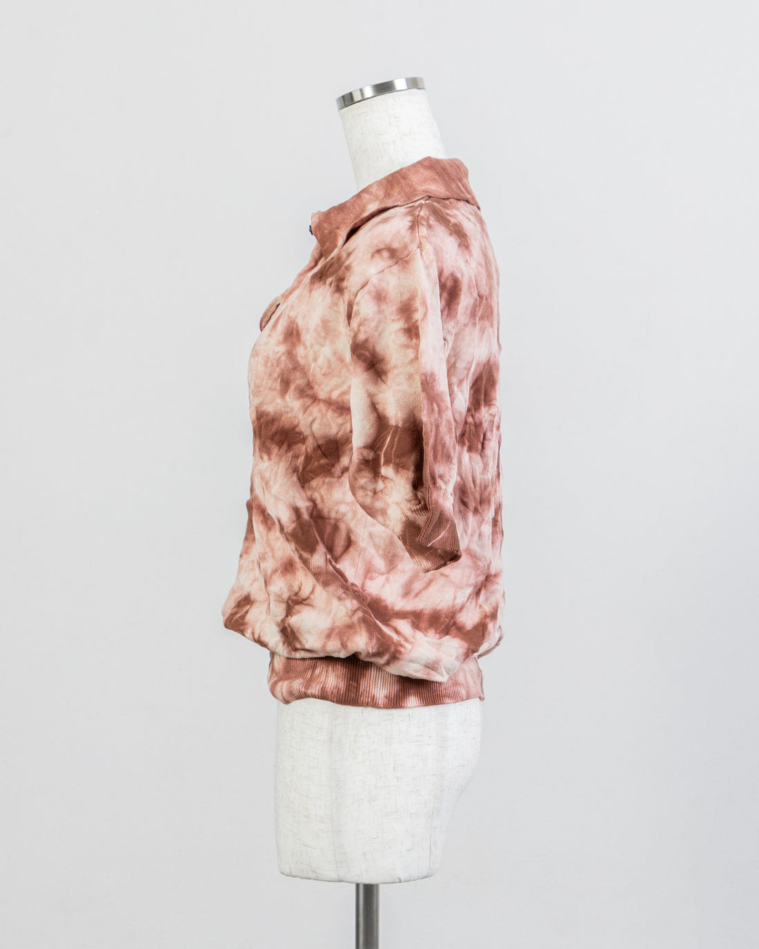 TIE DYE POLO S/S - BROWN