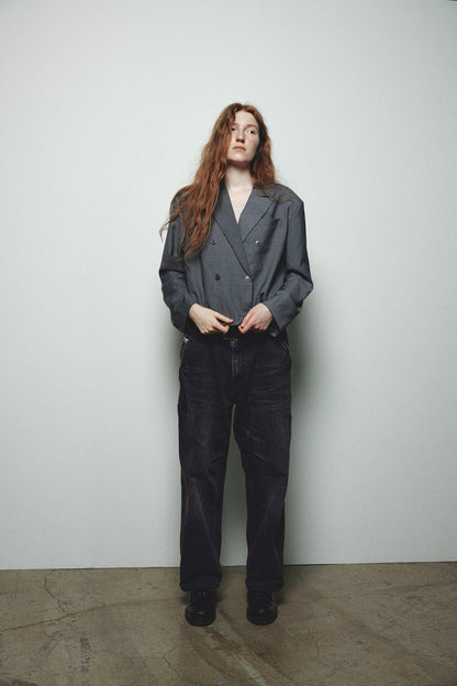 LAYAS - レイヤーズ OUTER DRESS BLOUSON JACKET - GRAY