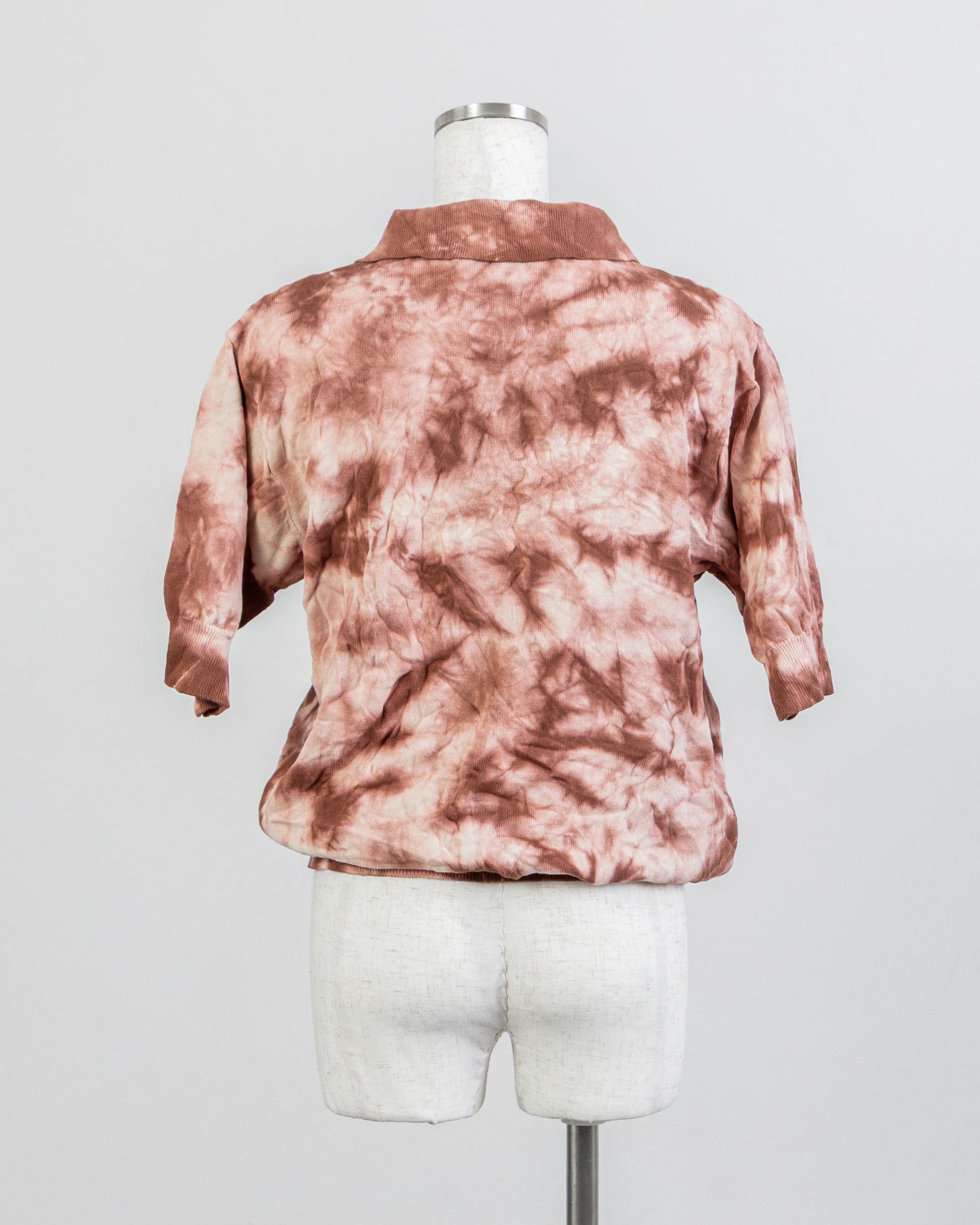 LAYAS - レイヤーズ TIE DYE POLO S/S - BROWN