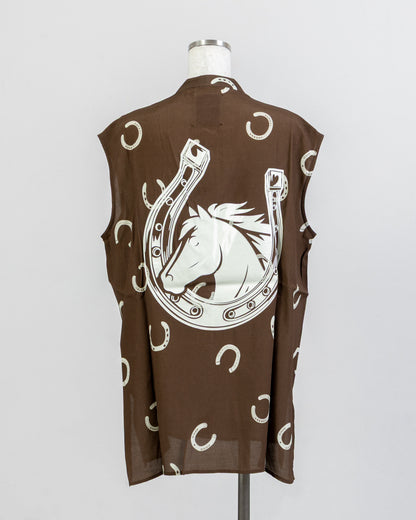 LAYAS - レイヤーズ SHIRT PRINT N/S SHIRT - HORSE