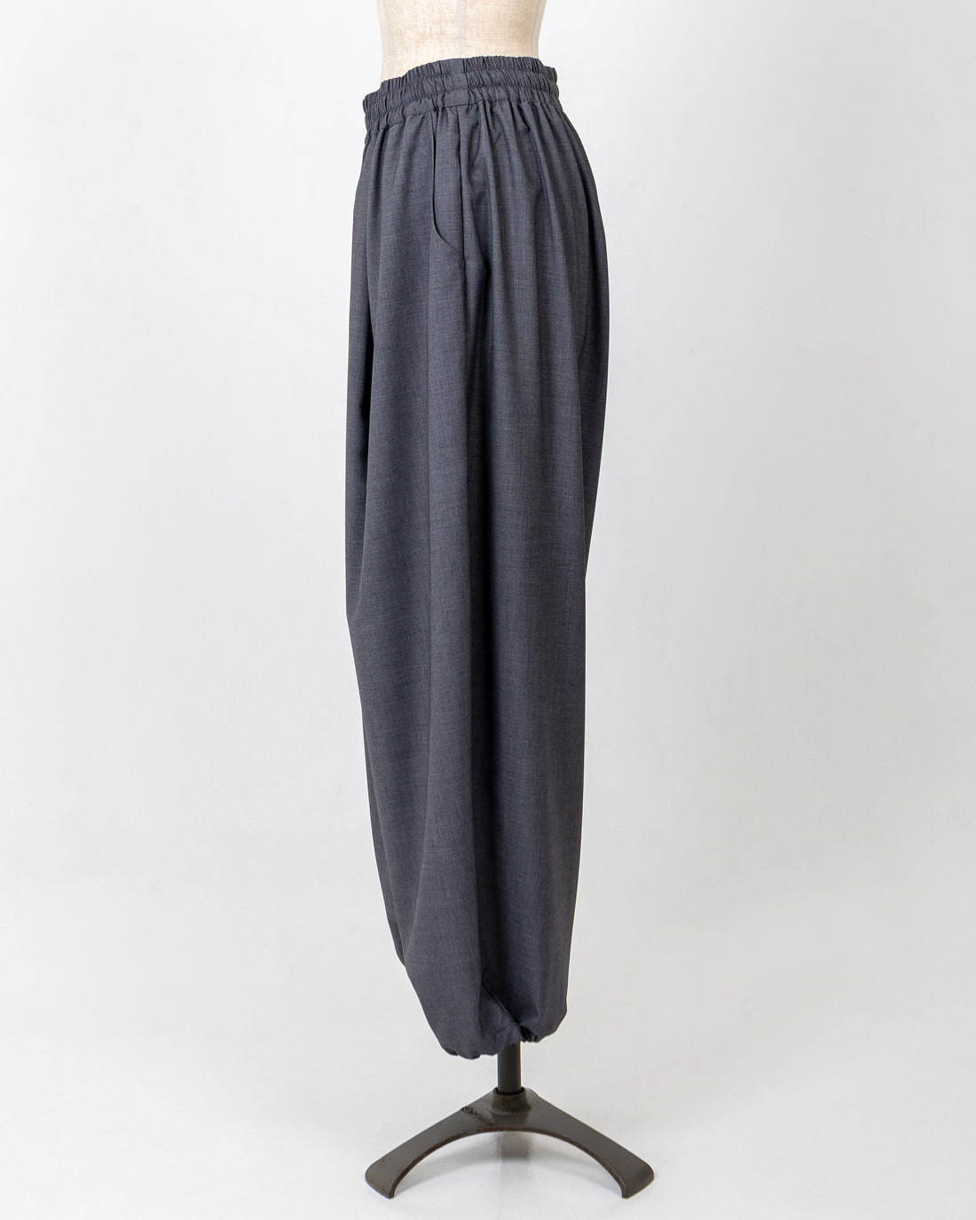 DRESS BALLOON PANT - GRAY