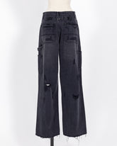 株式会社EUREKA BOTTOMS DENIM DAMEGE PANT - BLACK