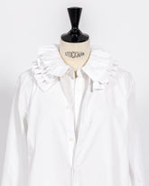 株式会社EUREKA SHIRT RUFFLED SHIRT - WHITE