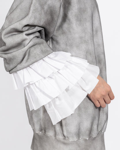 株式会社EUREKA OTHER RUFFLED SLVES ACCE - WHITE
