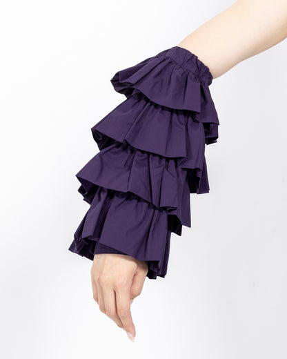 株式会社EUREKA OTHER RUFFLED SLVES ACCE - PURPLE