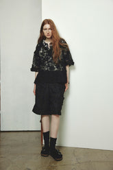 LAYAS - レイヤーズ SHIRT LACE SKIPPER S/S P/O - BLACK