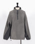 株式会社EUREKA TOPS FLEECE HALF ZIP TOP - GRAY