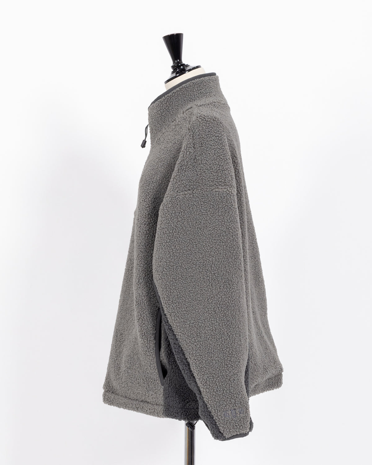 株式会社EUREKA TOPS FLEECE HALF ZIP TOP - GRAY