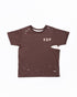 LAYAS - レイヤーズ TOPS REVERSIBLE PRINT TEE F BROWN×BEIGE