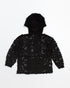 LAYAS - レイヤーズ OUTER JACQUARD LACE ANORAK F BLACK