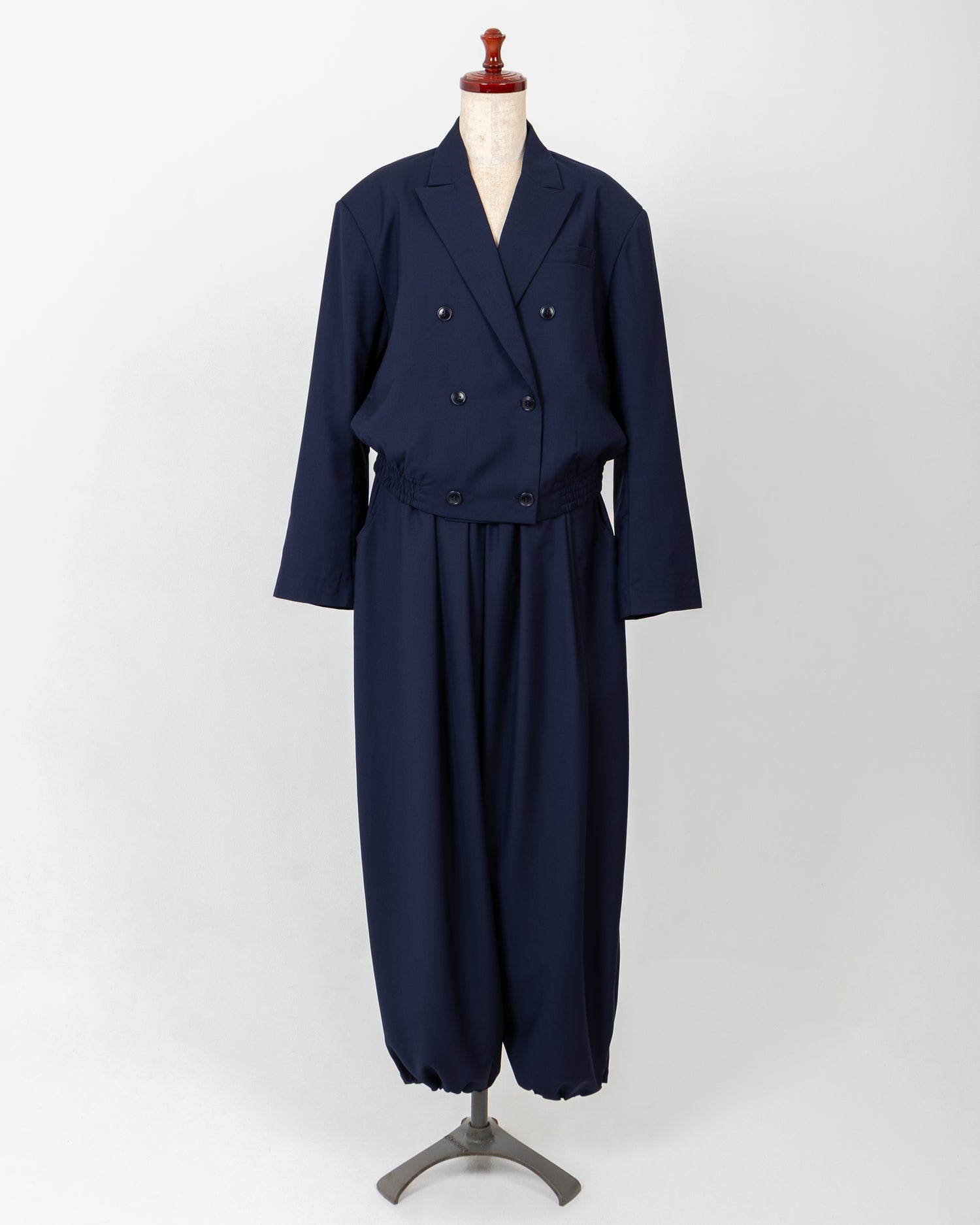 DRESS BLOUSON JACKET - NAVY
