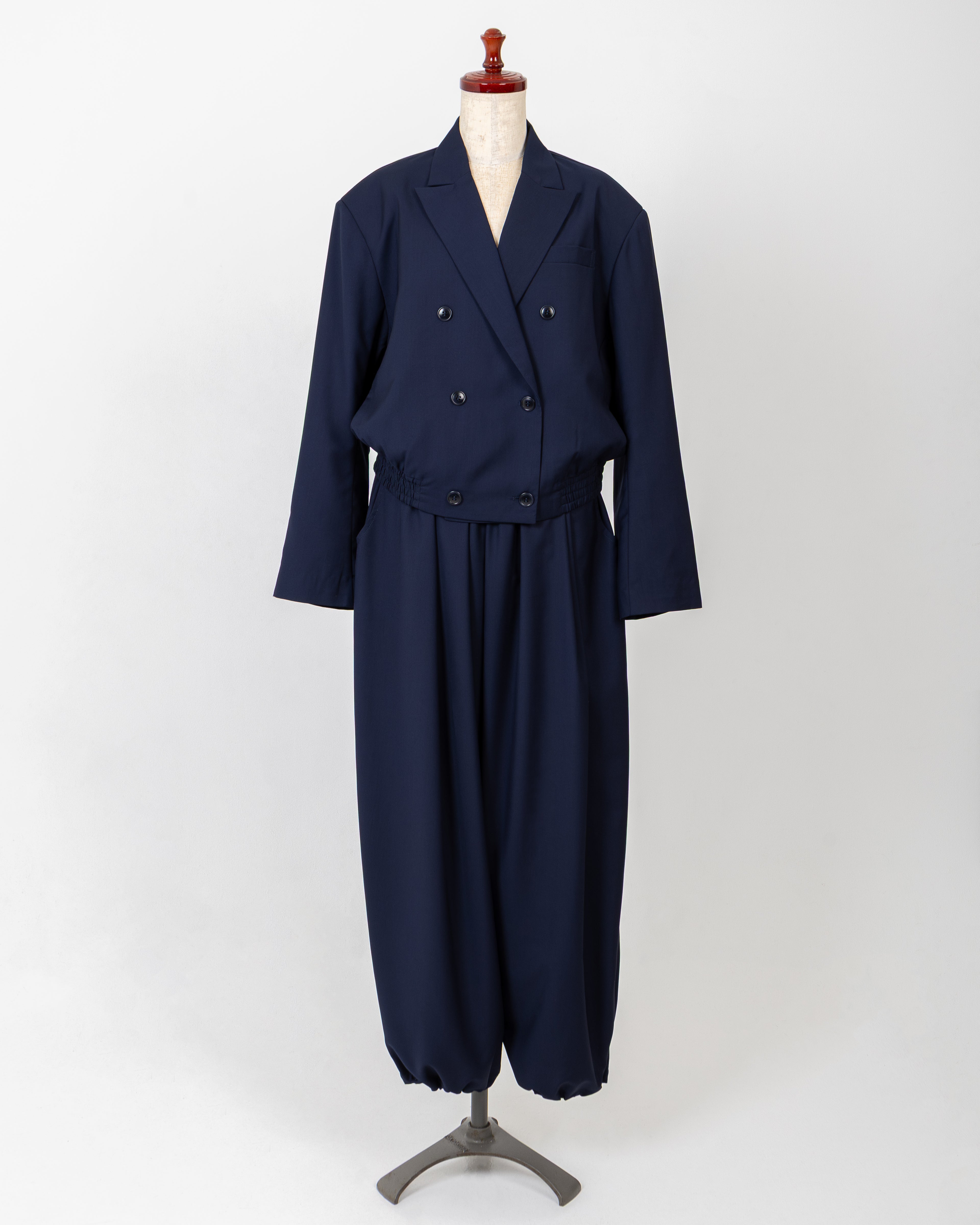 DRESS BLOUSON JACKET - NAVY