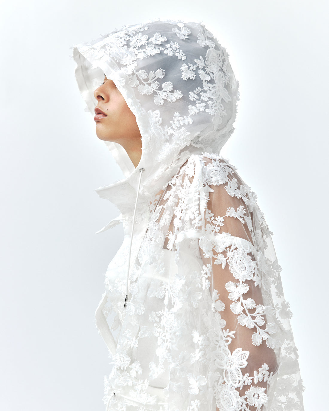 JACQUARD LACE  ANORAK