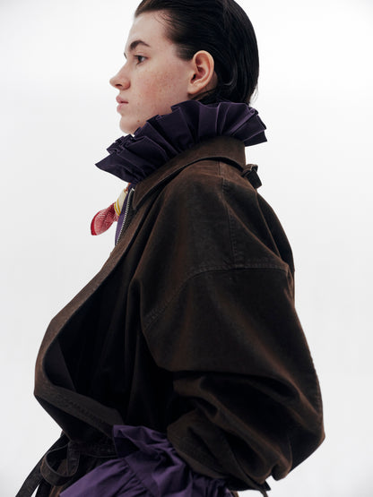 株式会社EUREKA OUTER SUEDE BLOUSON - BLACK