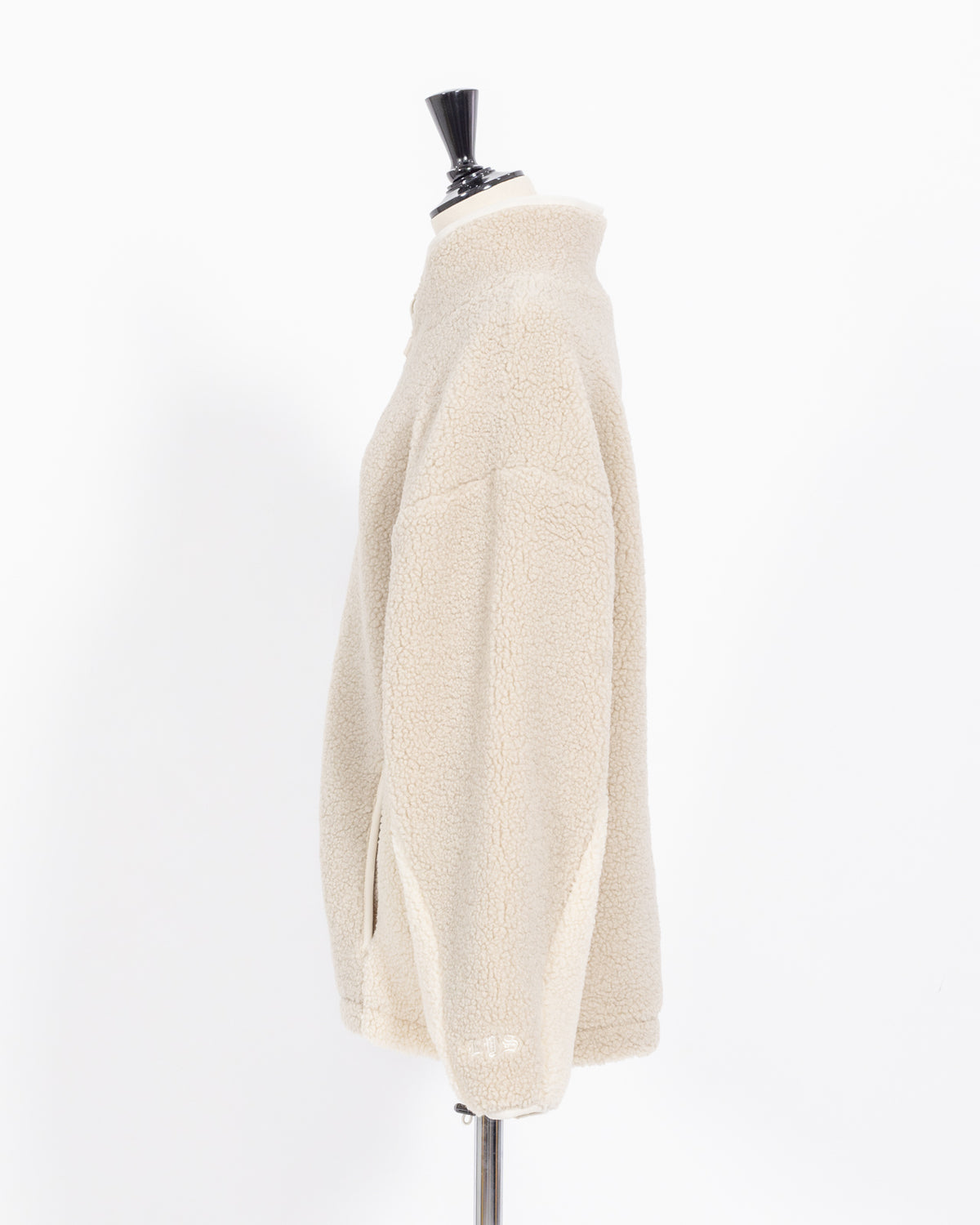 株式会社EUREKA TOPS FLEECE HALF ZIP TOP - BEIGE
