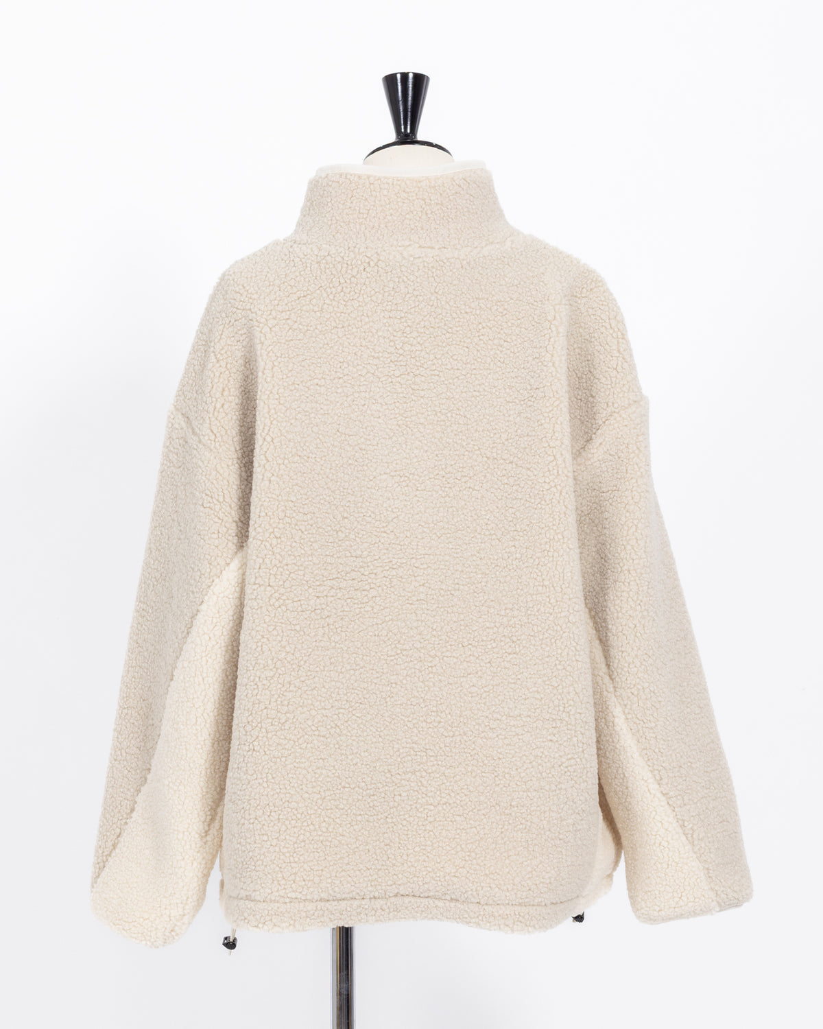 株式会社EUREKA TOPS FLEECE HALF ZIP TOP - BEIGE