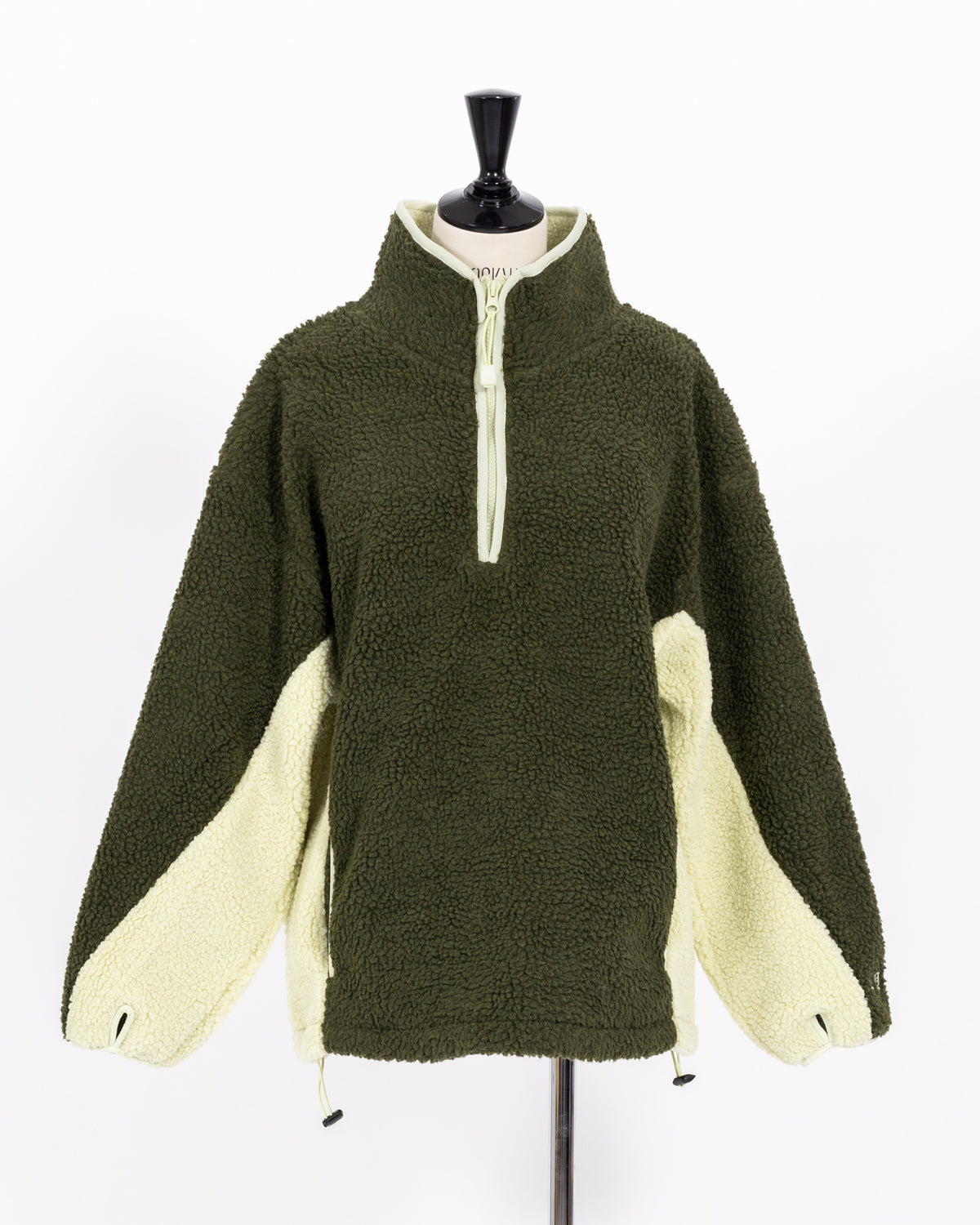 株式会社EUREKA TOPS FLEECE HALF ZIP TOP - KHAKI