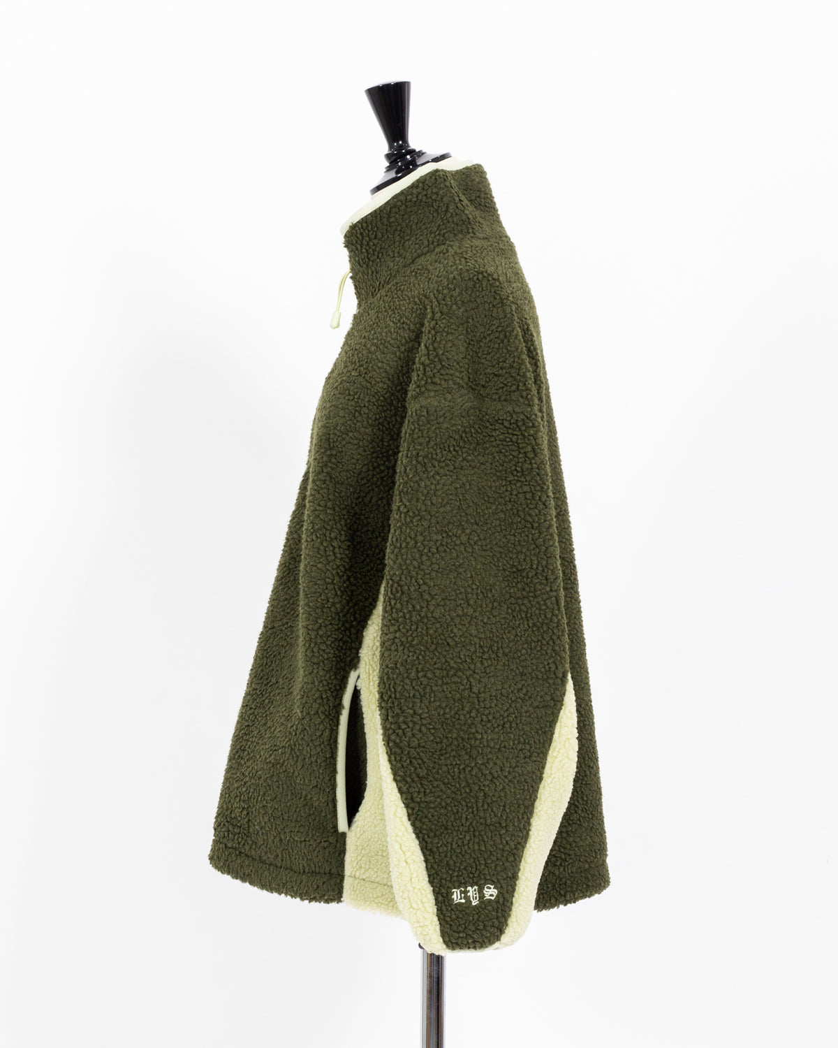 株式会社EUREKA TOPS FLEECE HALF ZIP TOP - KHAKI