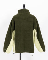 株式会社EUREKA TOPS FLEECE HALF ZIP TOP - KHAKI