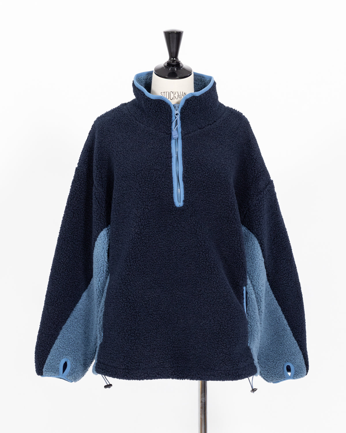 株式会社EUREKA TOPS FLEECE HALF ZIP TOP - NAVY