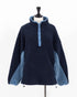 株式会社EUREKA TOPS FLEECE HALF ZIP TOP - NAVY
