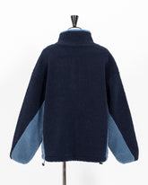 株式会社EUREKA TOPS FLEECE HALF ZIP TOP - NAVY