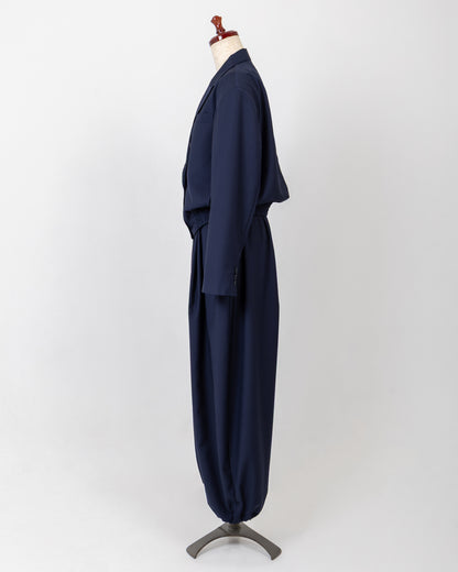 DRESS BLOUSON JACKET - NAVY