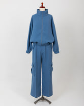 LAYAS - レイヤーズ OUTER JORSEY COLOR BLOUSON - L.BLUE