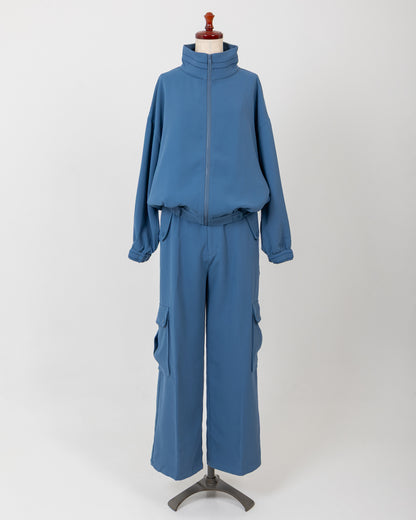LAYAS - レイヤーズ OUTER JORSEY COLOR BLOUSON - L.BLUE