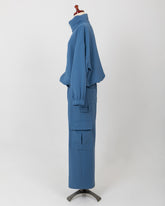 LAYAS - レイヤーズ OUTER JORSEY COLOR BLOUSON - L.BLUE