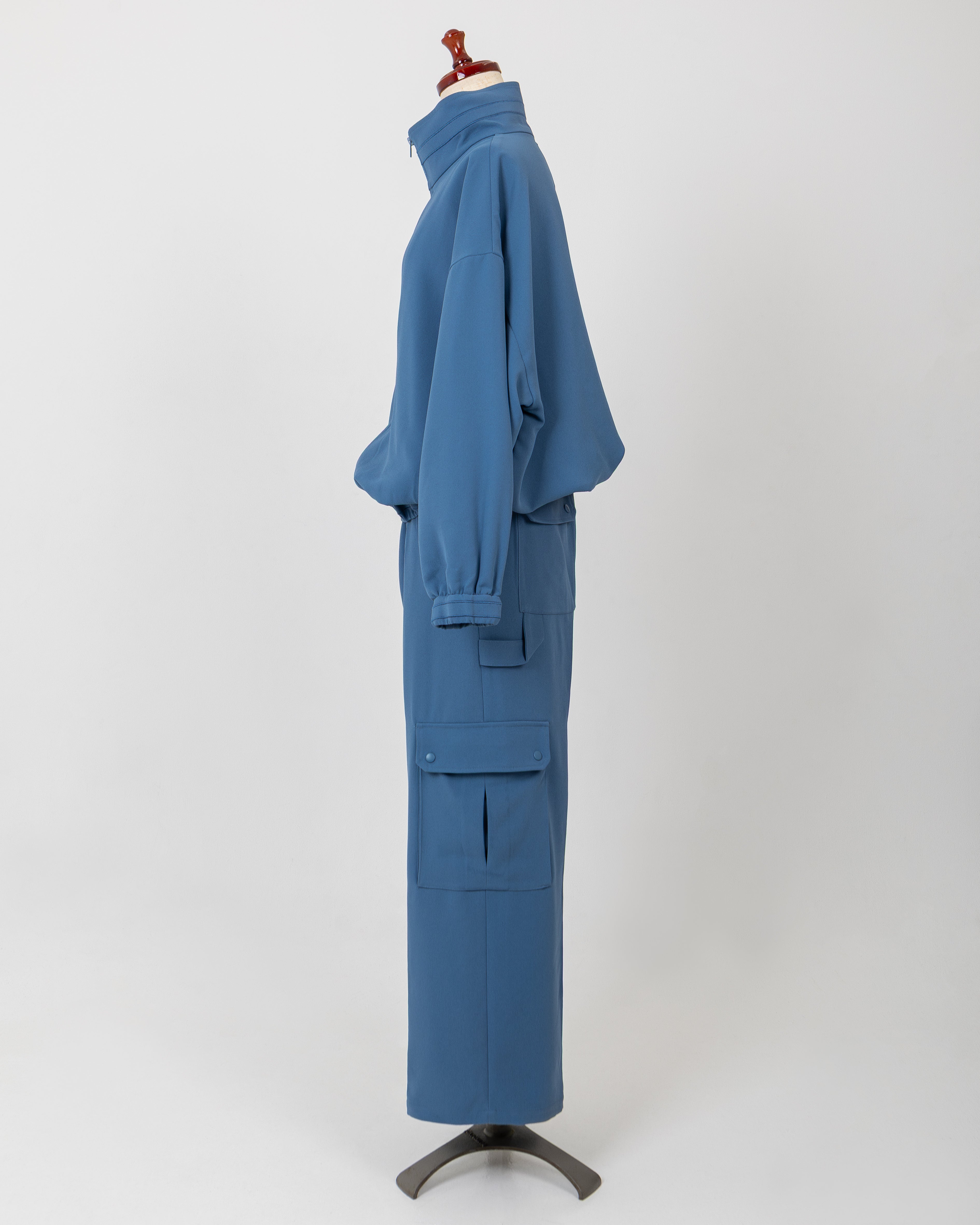 LAYAS - レイヤーズ OUTER JORSEY COLOR BLOUSON - L.BLUE