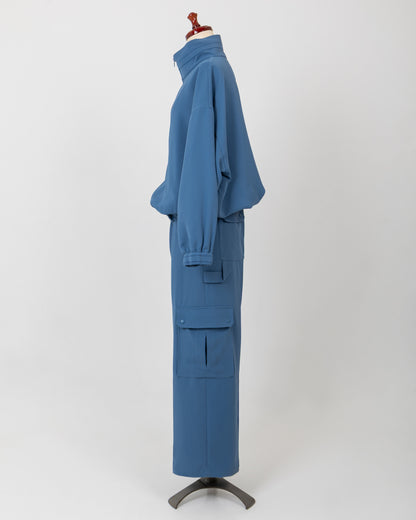 LAYAS - レイヤーズ OUTER JORSEY COLOR BLOUSON - L.BLUE