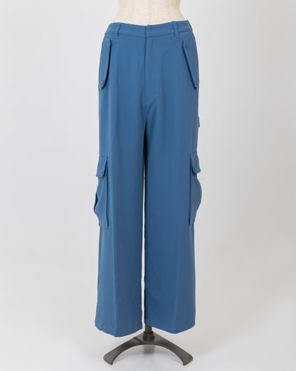 LAYAS - レイヤーズ BOTTOMS JORSEY COLOR PANTS - L.BLUE