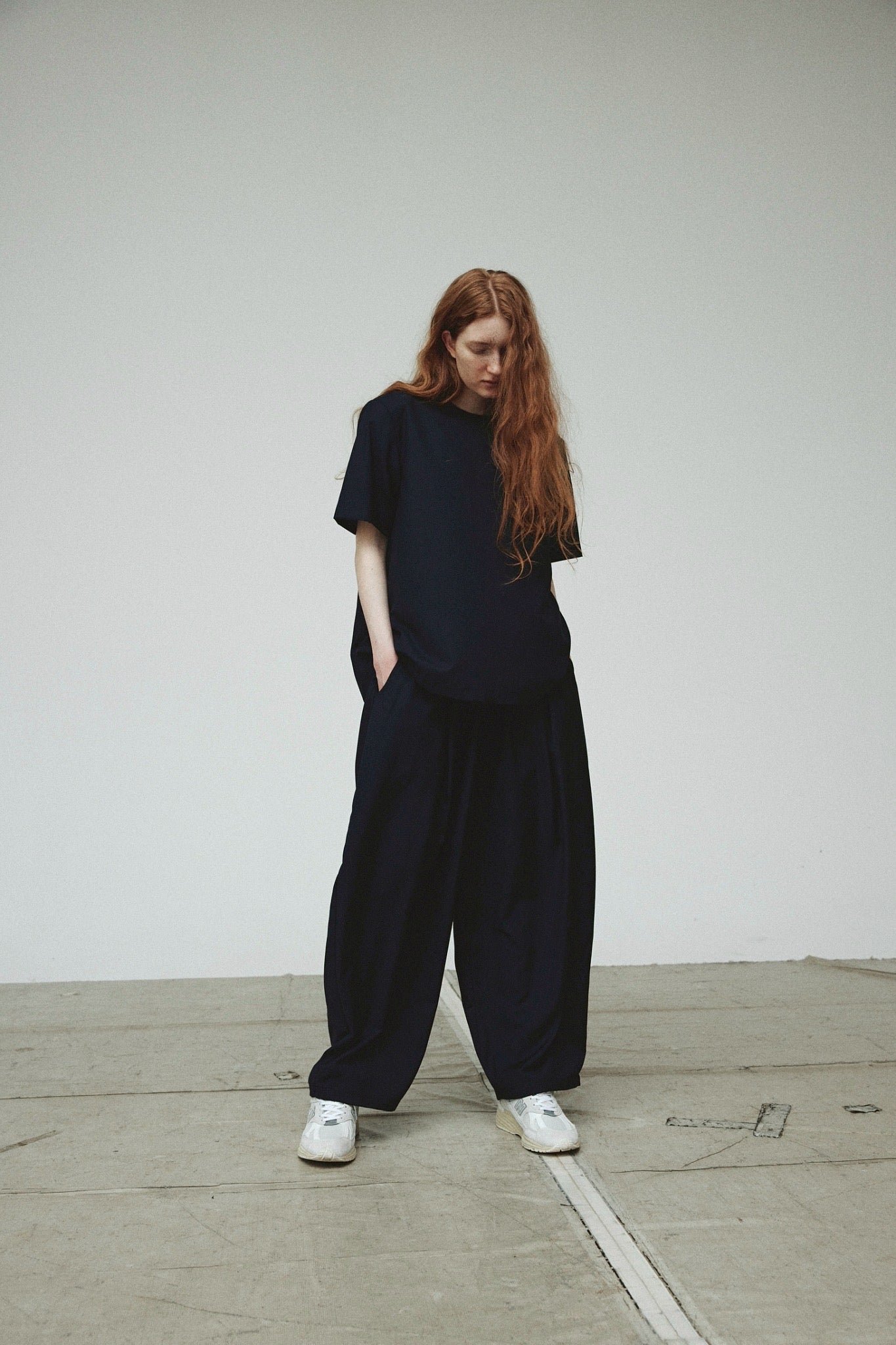 LAYAS - レイヤーズ BOTTOMS DRESS BALLOON PANT - NAVY