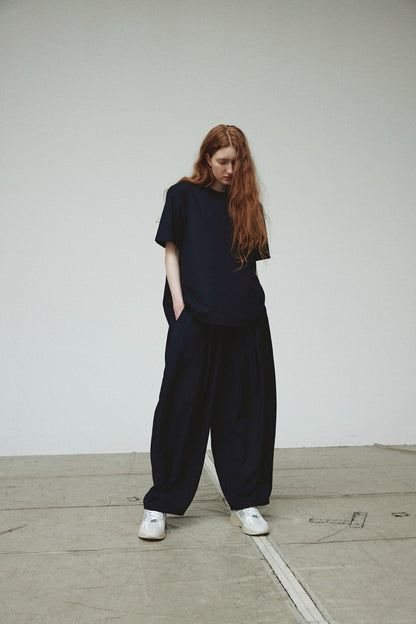 LAYAS - レイヤーズ BOTTOMS DRESS BALLOON PANT - NAVY