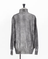 LAYAS - レイヤーズ TOPS DAMAGE SWEAT H/N - BLACK