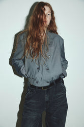 LAYAS - レイヤーズ OUTER DRESS BLOUSON JACKET - GRAY