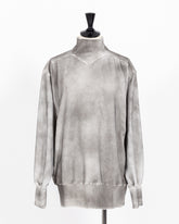 LAYAS - レイヤーズ TOPS DAMAGE SWEAT H/N - GRAY