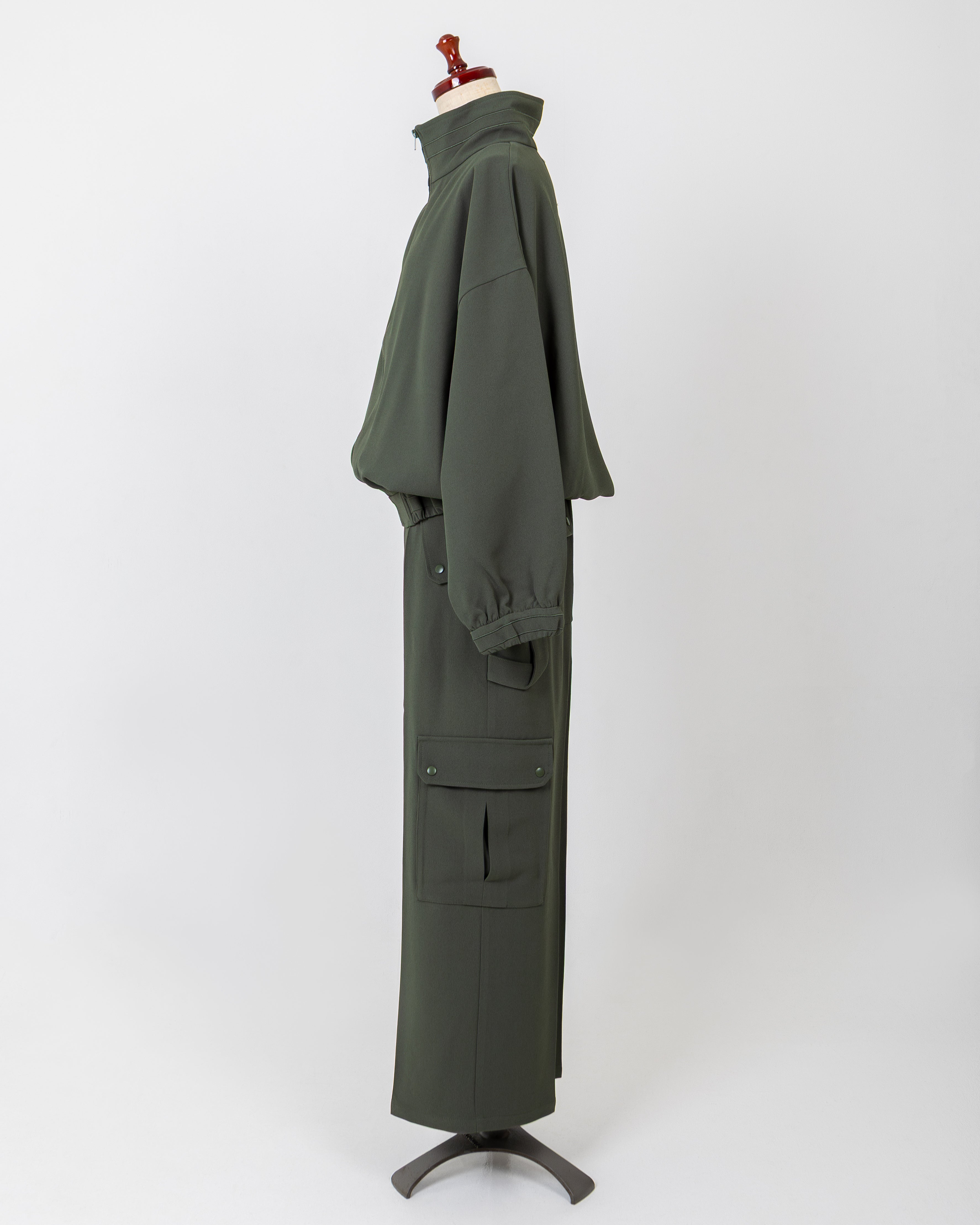 LAYAS - レイヤーズ OUTER JORSEY COLOR BLOUSON - KHAKI