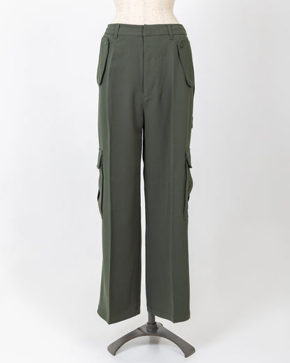 LAYAS - レイヤーズ BOTTOMS JORSEY COLOR PANTS - KHAKI