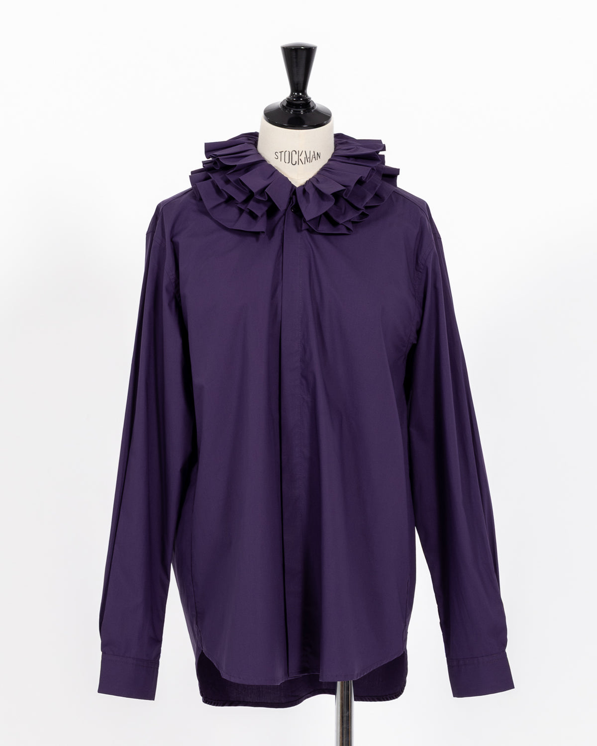 株式会社EUREKA SHIRT RUFFLED SHIRT - PURPLE