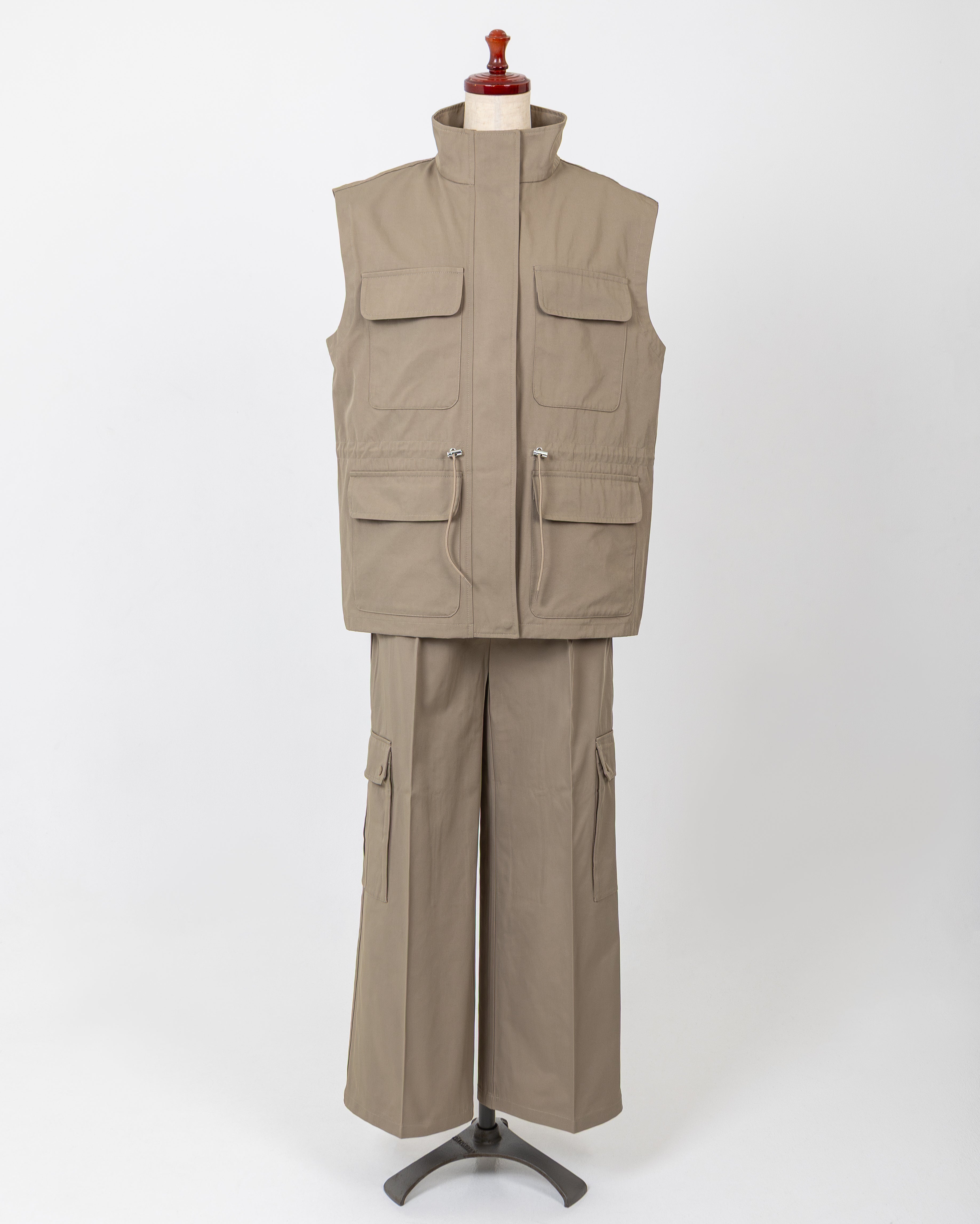 LAYAS - レイヤーズ BOTTOMS MILITARY CARGO PANTS - BEIGE