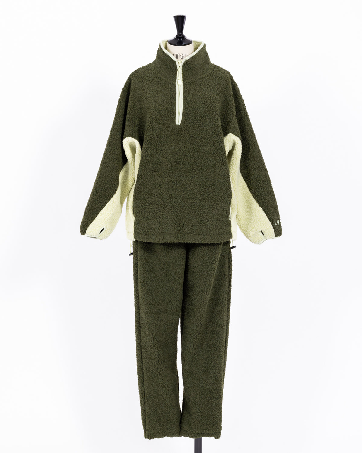 株式会社EUREKA TOPS FLEECE HALF ZIP TOP - KHAKI