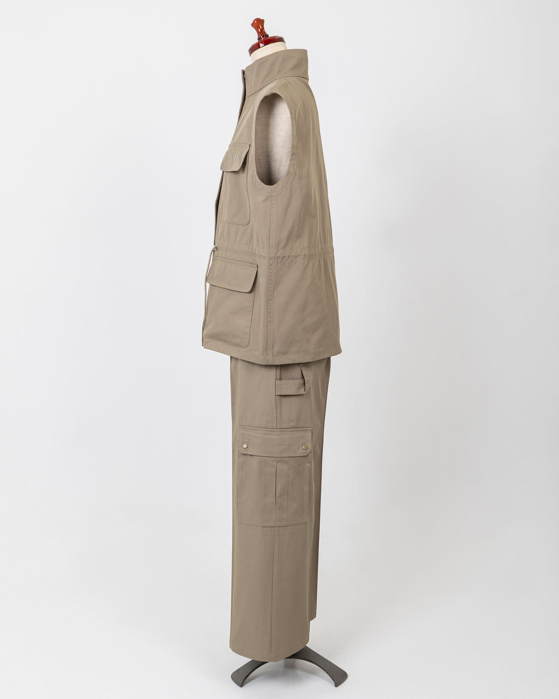 MILITARY VEST - BEIGE