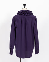 株式会社EUREKA SHIRT RUFFLED SHIRT - PURPLE