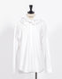 株式会社EUREKA SHIRT RUFFLED SHIRT - WHITE